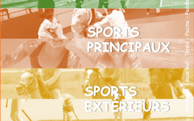 OUVERTURE DES INSCRIPTIONS STAGE ETE 2020