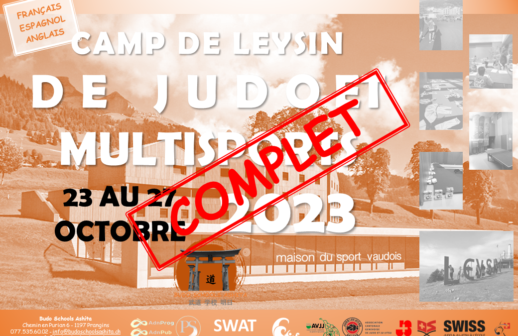 CAMP DE LEYSIN OCTOBRE 2023 – COMPLET