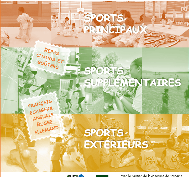 OUVERTURE DES STAGES D&rsquo;ETE – dès 5 ans