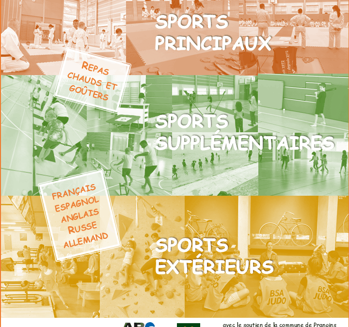 OUVERTURE DES STAGES D&rsquo;ETE – dès 7 ans